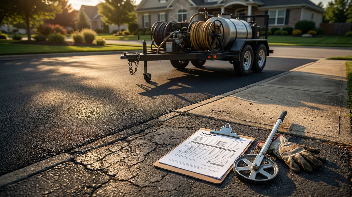 How to Write a Sealcoating Proposal That Closes More Residential Jobs